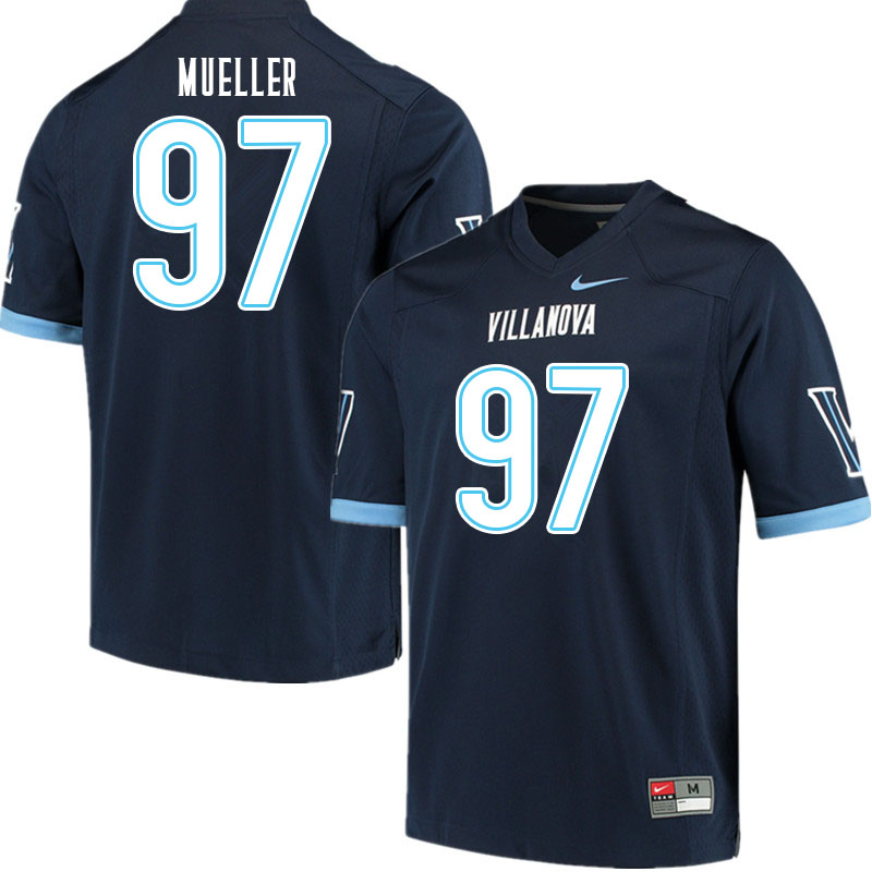 Men #97 Daniel Mueller Villanova Wildcats College Football Jerseys Sale-Navy - Click Image to Close
